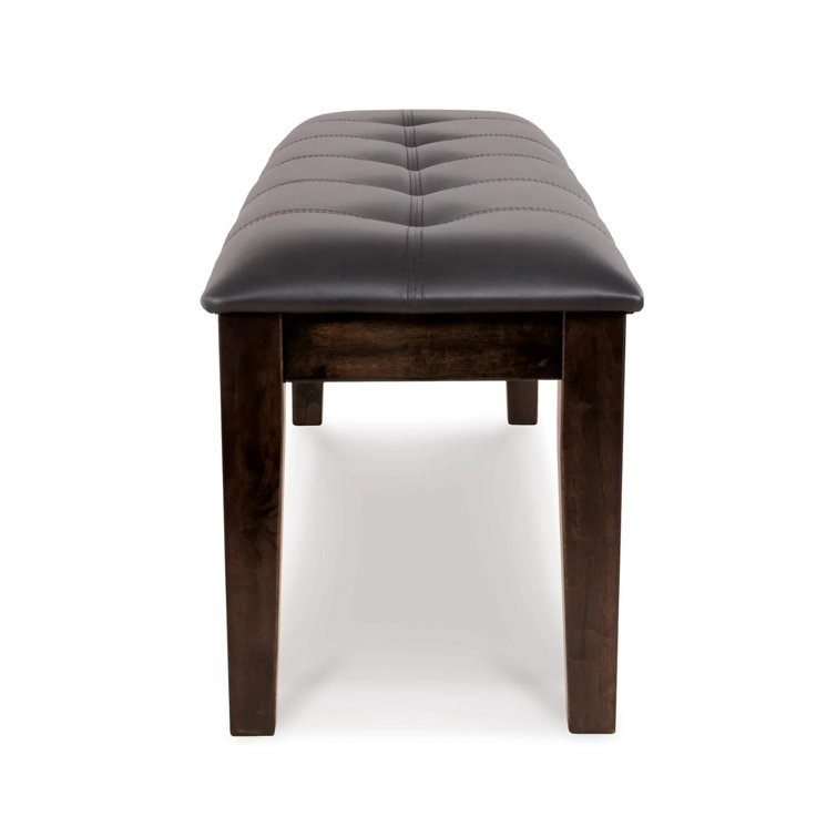 Ashley 2 Seat Leather Bench